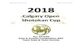 Calgary Open Shotokan Cup Calgary Tournament 2018 2018 2020-06-04آ  Calgary Open Shotokan Cup Calgary