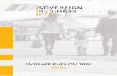 EMBRAER PHENOM 100E 2016 - Sovereign Business Jets EMBRAER PHENOM 100E: 2016 . FURTHER INFORMATION.
