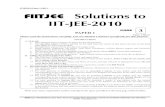 IITJEE2010-Paper 1-CMP-1 FIITJEE Solutions to IIT-JEE-2010 IITJEE2010-Paper 1-CMP-3 FIITJEE Ltd., FIITJEE