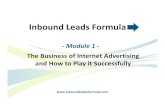 Inbound Leads Formula - Success = SEO â€¢ Generates Incoming Links to Your Website â€¢ Gets Clickâ€گthroughs
