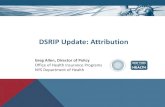 DSRIP Update: Attribution NETWORK/ATTRIBUTION RUN (10/3/2014)-Attribution: Nearly 27% or 1.7 million