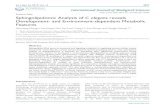 Research Paper Sphingolipidomic Analysis of C. elegans ... Sphingolipidomic Analysis of C. elegans reveals