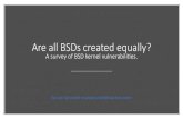 Are all BSDs created equally? - DEF CON CON 25/DEF CON 25...آ  2020-05-16آ  â€¢ SVR 4 streams compat