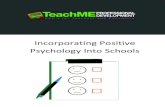 Incorporating Positive Psychology Into Schools positive psychology books: Learned Optimism (Seligman,