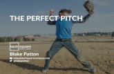 THE PERFECT PITCH - 20180519 NSF II Conference - The Perfect Pitch v1 Created Date: 20180520212750Z