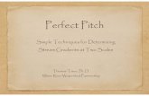 Perfect PitchPerfect Pitch - cdn2. Perfect PitchPerfect Pitch Simple Techniques for Determining SGd