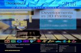 Developments in 3D Printing - Benesch 3D Printing Quarterly Reportâ€”Q32016 Developments in 3D Printing