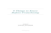 Franchising 9 things to know 2 things to know_2_.pdf Kirton McConkie: 9 things to know before franchising