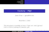 Cluedump { LATEX - Basic Typesetting Miscellaneous Graphics Outline Getting Started Installing LATEX