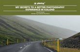 My SecretS to a Better PhotograPhy exPerience in iceland 2020-05-05آ  She does photography while finishing