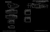 ROCCO - ROCCO www. (2017) LAF 1 Arm Sofa RAF 1 Arm Sofa Chair / Swivel Chair Top View Scale: 1/4â€‌