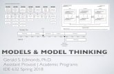 MODELS & MODEL THINKING 2018-03-26آ  MODELS â€¢ Models provide frameworks â€¢ Within frameworks deduce