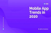 Mobile App Development Trends 2020