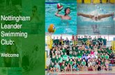 Nottingham Leander Swimming Club Senior Performance Squad Sessions Monday Rushcliffe Arena: 20.00 â€“2100