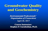 Groundwater Quality and Geochemistry - EPOC ... Apr 28, 2017 آ  and Geochemistry Environmental Professionals'