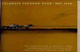 COLUMBIA PROGRAM BOOK MAY 1940 COLUMBIA PROGRAM BOOK MAY 1940 66th KENTUCKY DERBY AT CHURCHILL DOWNS