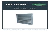 FRP Louver - Moffitt FRP Louver fiberglass louver Page 72.1.5. of 8 PANTHER series (800) 474-3267 |