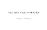 Radio and Radar: Radar Continued - systems