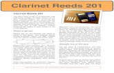 Clarinet Reeds 201