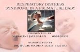 Respiratory Distress Syndrome in a Premature Baby
