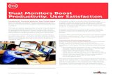 Dual Monitors Boost Productivity, User Satisfaction