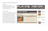Design Rationale Playing History