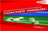 BWF Coaches Manual Level 1