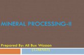 Mineral processing ii