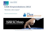 Encuesta CADE Emprendedores 2012