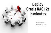 Deploy Oracle RAC 12c in minutes - AIOUG