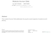 Module 09, Human Side