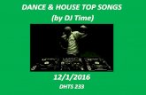 DANCE & HOUSE TOP SONGS 12/1/2016