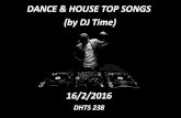 DANCE & HOUSE TOP SONGS 16/2/2016