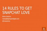Snapchat Marketing: 14 Rules to Get Snapchat Love