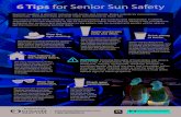 [INFOGRAPHIC] 6 Tips for Senior Sun Safety