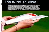Travel fun in india