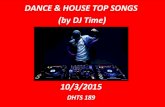 DANCE & HOUSE TOP SONGS 10/3/2015