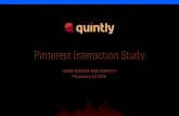 Pinterest Interaction Study alina Pinterest Interaction Study quintly analyzed major brands on Pinterest