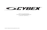 Leg Extension Ownerâ€™s and Service Manual Strength Systems Cybex VR1 13050 Leg Extension Ownerâ€™s