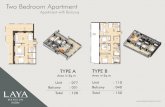 Akshara Global - Two Bedroom Apartment tsm TYPE B Area ... Two Bedroom Apartment tsm TYPE B Area in