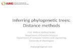 Inferring phylogenetic trees: Distance methods