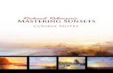 Mastering Sunsets Course Notes