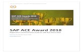 SAP ACE Award .SAP CRM –Sales SAP CRM – Marketing SAP Incentives and Commission Management SAP