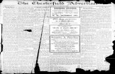 The Chesterfield advertiser (Chesterfield, S.C.).(Chesterfield, S ... ...

^Obe
