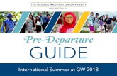 Pre-Departure GUIDE - George Washington University Pre-Departure...آ  Pre-Departure International Summer