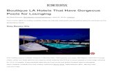 Boutique LA Hotels That Have Gorgeous Pools for Lounging 4222 Vineland Ave., North Hollywood, 818آ­980آ­8000