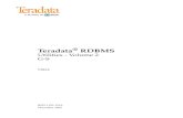 Teradata RDBMS Utilities Volume 2 G-S -   RDBMS Utilities - Volume 2 G-S V2R5.0 B035-1102-122A December 2002