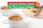 French Onion Soup In The Soup Maker