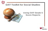 OAT Toolkit for Social Studies Using OAT Grade 5 Score Reports