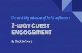 2 Way Guest Engagement by Clock Software